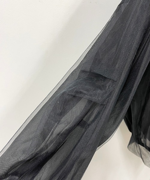 AULA AILA(アウラアイラ)の「シアーブルゾン(SHEER BLOUSON)(ブルゾン・レディース・ブラック/グレー/ホワイト・M)」の14枚目の写真