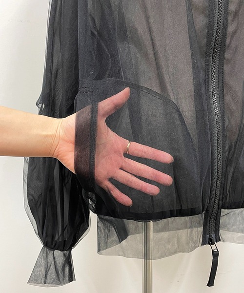 AULA AILA（アウラアイラ）の「シアーブルゾン（SHEER BLOUSON