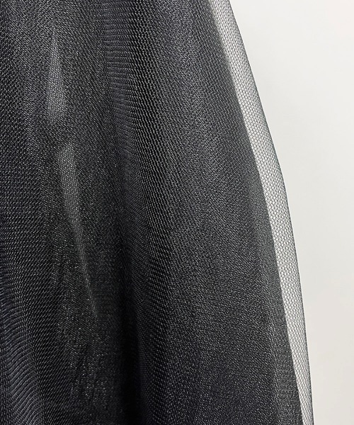 AULA AILA(アウラアイラ)の「シアーブルゾン(SHEER BLOUSON)(ブルゾン・レディース・ブラック/グレー/ホワイト・M)」の16枚目の写真