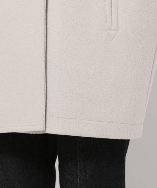 LOWRYS FARM（ローリーズファーム）の「ウールライクルーズＰコート　256792（ピーコート・レディース・チャコールグレー/ベージュ/アイボリー・FREE）」の7枚目の写真