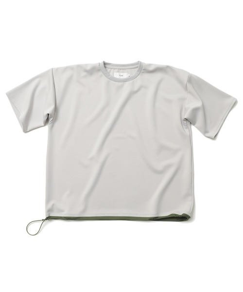 FUSE(フューズ)の「ドローストリングTEE(Tシャツ/カットソー・メンズ・グレー/モカ・02/03)」の6枚目の写真