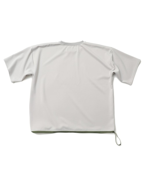 FUSE(フューズ)の「ドローストリングTEE(Tシャツ/カットソー・メンズ・グレー/モカ・02/03)」の8枚目の写真