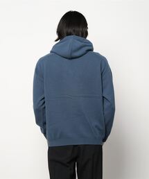 美品 バトナー フリース ウールプルオーバーパーカー ニット ブラウン 1 BATONER バトナー 21AW 日本製 FLEECE WOOL PULL PARKA フリース