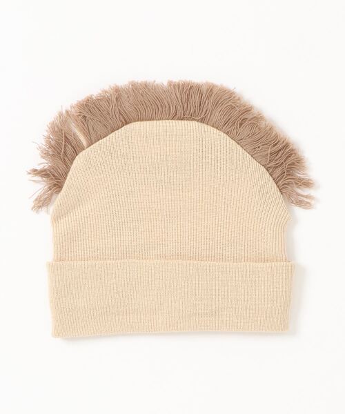 petit main（プティマイン）の「コットンアニマルワッチ（ニットキャップ/ビーニー・キッズ・ベージュ/イエロー/アイボリー・FREE）」の4枚目の写真