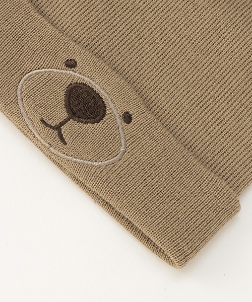 petit main（プティマイン）の「コットンアニマルワッチ（ニットキャップ/ビーニー・キッズ・ベージュ/イエロー/アイボリー・FREE）」の9枚目の写真