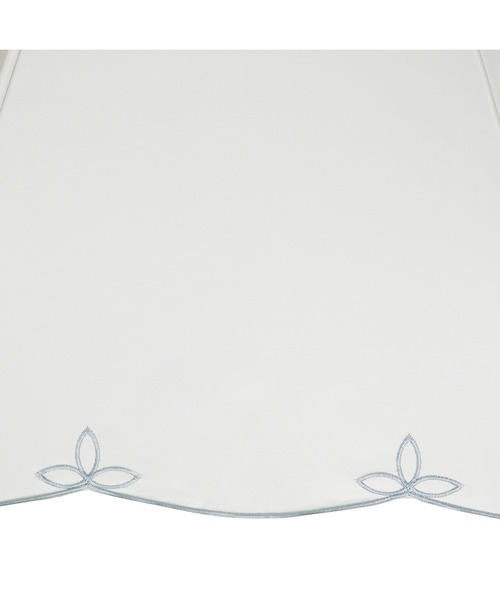 完全遮光100% 最強の日傘「UVO(ウーボ)」2段折 刺繍スカラップ ミニ(折りたたみ傘)|UVO(ウーボ) 完全遮光100% 最強の日傘「UVO(ウーボ)」2段折 刺繍スカラップ ミニ(折りたたみ傘)|UVO(ウーボ)