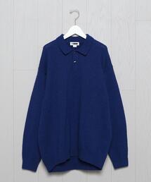 【美品】H BEAUTY&YOUTH ツイストコットン バルーンVネックニット H BEAUTY&YOUTH UNITED ARROWS（エイチビューティーアンドユース