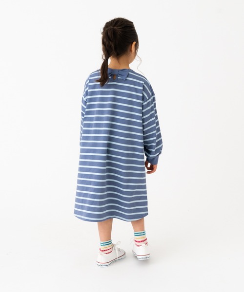 RUGGEDWORKS（ラゲッドワークス）の「《お揃い》ボーダーカットワンピース（ワンピース・キッズ・ブルー系その他/ライトグリーン・L/XS/S/XL/M）」の10枚目の写真