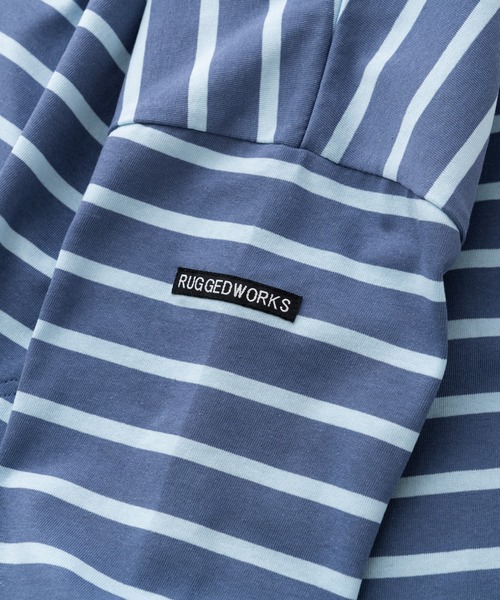 RUGGEDWORKS（ラゲッドワークス）の「《お揃い》ボーダーカットワンピース（ワンピース・キッズ・ブルー系その他/ライトグリーン・L/XS/S/XL/M）」の13枚目の写真