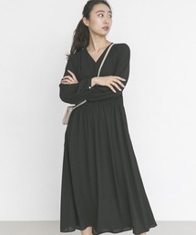 URBAN RESEARCH ROSSO | シャーリングディティールワンピース(ワンピース)