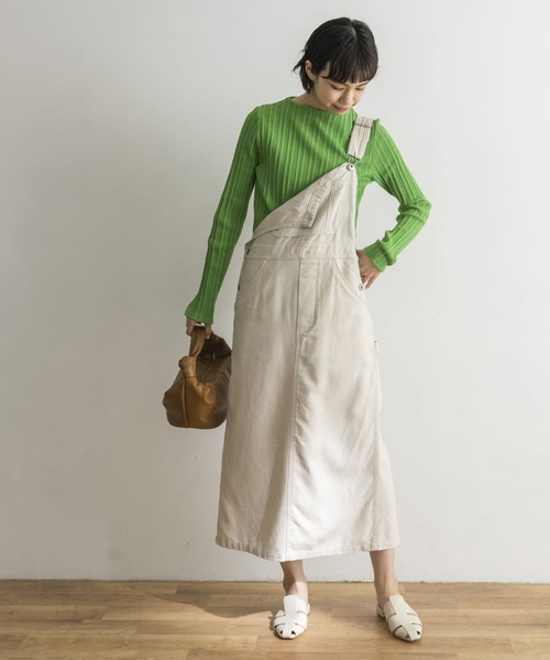 URBAN RESEARCH（アーバンリサーチ）の「ビルドネックランダムリブカットソー（Tシャツ/カットソー・レディース・ライトグレー/ブラック/パープル/グリーン・FREE）」の18枚目の写真