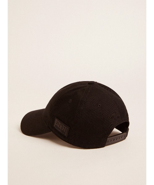 GOLDEN GOOSE（ゴールデングース）の「GOLDEN GOOSE Star Collection / BASEBALL CAP SIDE STAR LOGO PATCH（キャップ・メンズ・ブラック系その他・ONE SIZE）」の2枚目の写真
