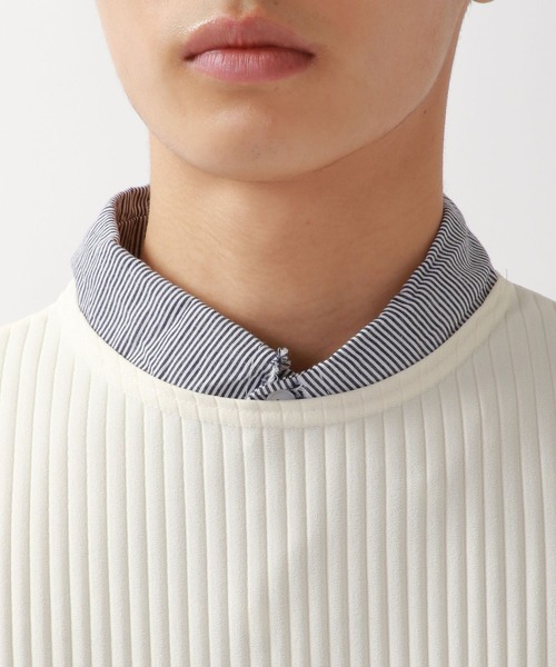 ALAND(エーランド)の「3.3Field Trip/PLEATSノースリーブ 2275824(ベスト・メンズ・アイボリー/ブラック・FREE)」の14枚目の写真