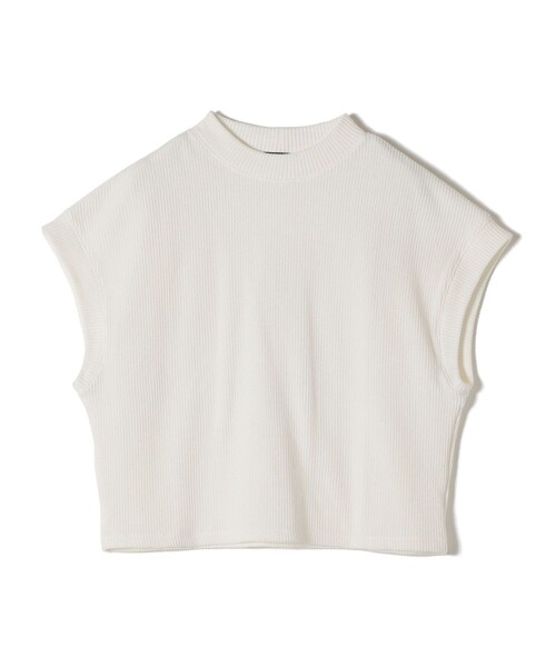 SHIPS(シップス)の「*〈手洗い可能〉ワイドアームリブニットソー◇(ベスト・レディース・オフホワイト/ブラック/ネイビー/キャメル/ライトイエロー・ONE SIZE)」の6枚目の写真