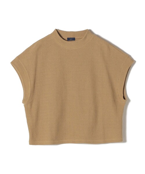 SHIPS(シップス)の「*〈手洗い可能〉ワイドアームリブニットソー◇(ベスト・レディース・オフホワイト/ブラック/ネイビー/キャメル/ライトイエロー・ONE SIZE)」の10枚目の写真