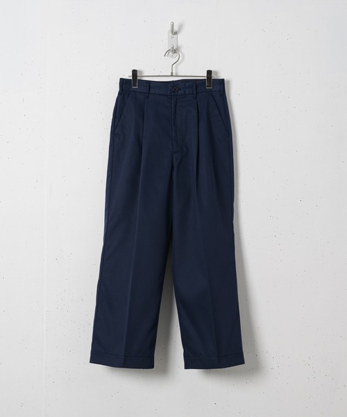 CASPER JOHN(キャスパージョン)の「ツイルワイドテーパードパンツ(その他パンツ・メンズ・ネイビー/ベージュ・マルチサイズ)」の18枚目の写真