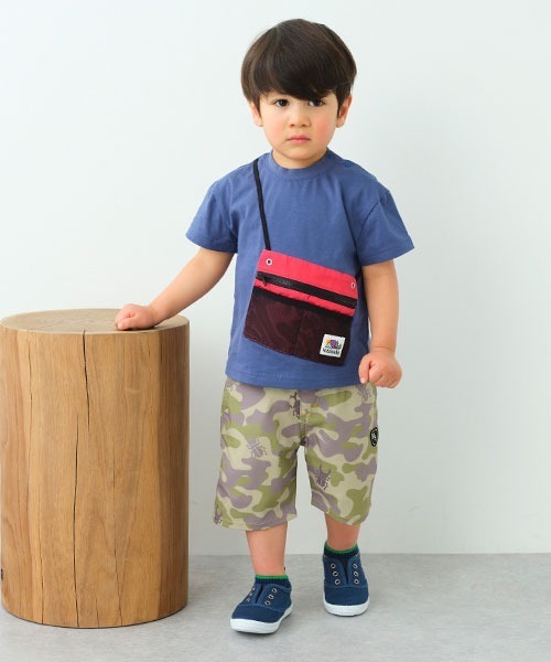 kladskap（クレードスコープ）の「チェック/迷彩5分丈シェフパンツ（その他パンツ・キッズ・ベージュ/グレー/カーキ・90cm/110cm/100cm/120cm/130cm）」の3枚目の写真