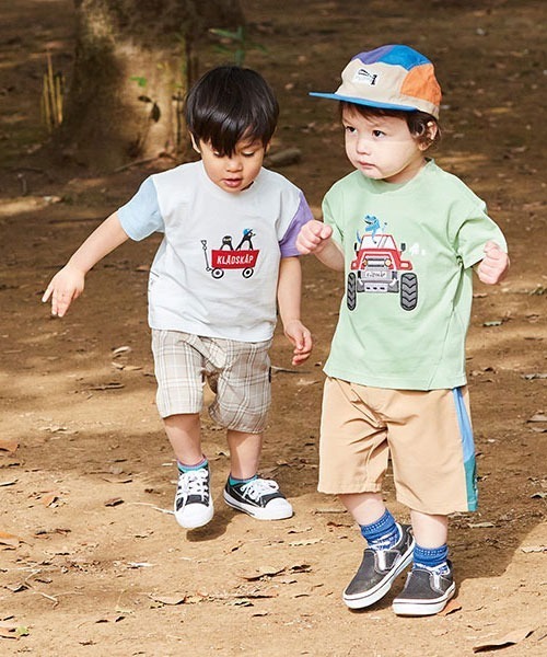 kladskap（クレードスコープ）の「チェック/迷彩5分丈シェフパンツ（その他パンツ・キッズ・ベージュ/グレー/カーキ・90cm/110cm/100cm/120cm/130cm）」の18枚目の写真