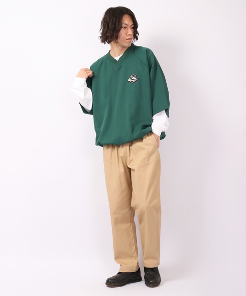 A.T,C in the attic homme(エーティーシーインジアティックオム)の「Vネック半袖ビッグシルエットプルオーバー(Tシャツ/カットソー・メンズ・ブラック/イエロー/グリーン・M/L)」の14枚目の写真