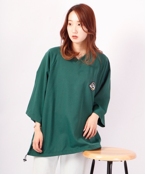 boohoo MAN★オーバーサイズ 半袖 Vネック プルオーバー Tシャツ セール】Vネック半袖ビッグシルエットプルオーバー（Tシャツ