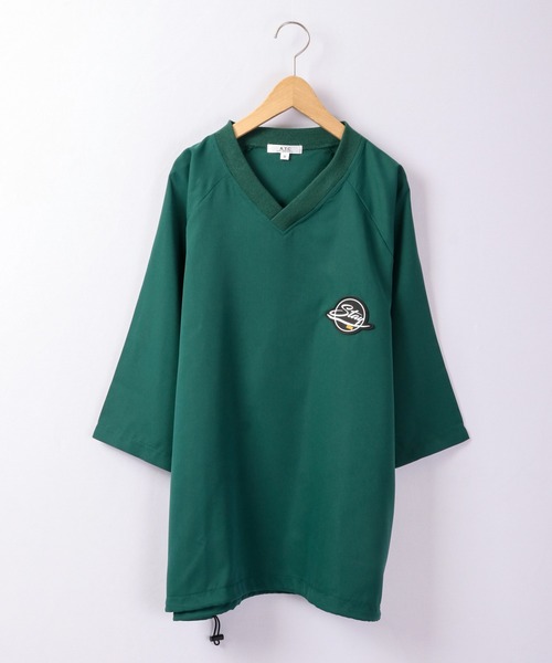 セール】Vネック半袖ビッグシルエットプルオーバー（Tシャツ