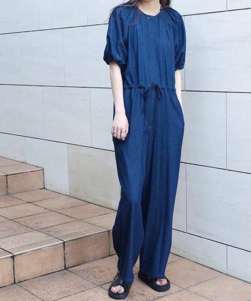 Banner Barrett（バナーバレット）の「デニムオールインワン（つなぎ/オールインワン・レディース・ブルー系その他/ワンウォッシュ・38）」の6枚目の写真