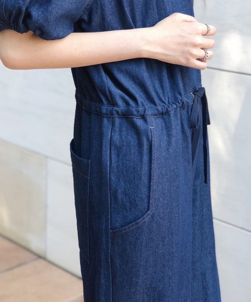 Banner Barrett（バナーバレット）の「デニムオールインワン（つなぎ/オールインワン・レディース・ブルー系その他/ワンウォッシュ・38）」の4枚目の写真