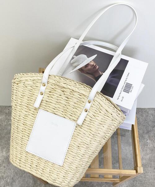 INGNI（イング）の「ペーパー×合皮コンビトートバッグ（トートバッグ・レディース・ベージュ系6/ベージュ系2・ONE SIZE）」の13枚目の写真