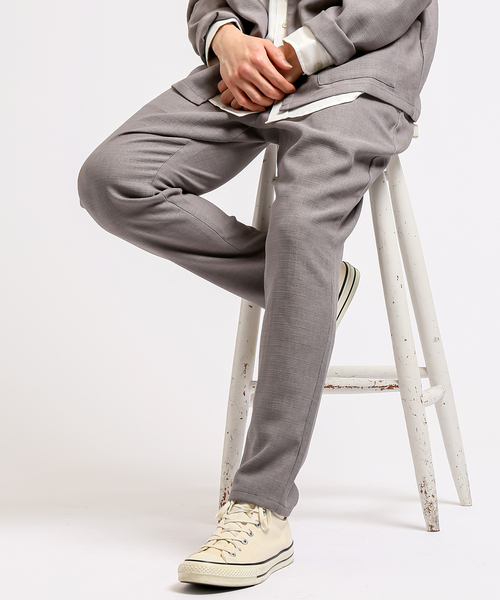 B.C STOCK(ベーセーストック)の「ポリエステルブッチャーEASYPANTS(その他パンツ・メンズ・チャコールグレー/ブラウン/グレー・MEDIUM/LARGE/X-LARGE)」の2枚目の写真