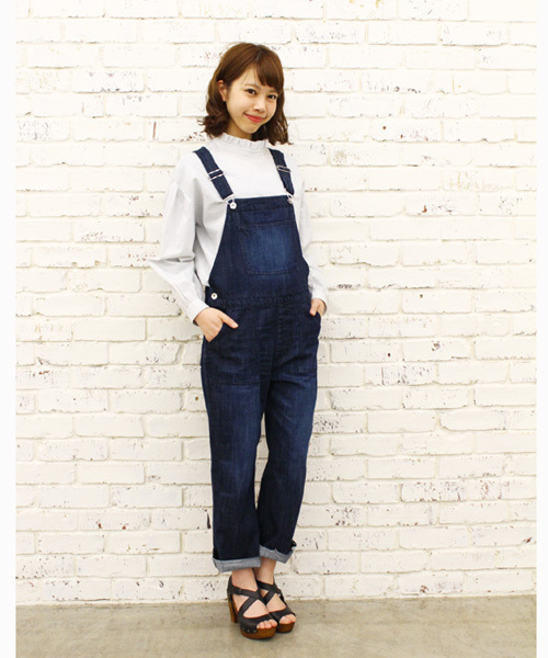 Kastane（カスタネ）の「【Kastane】ハイネック袖ボリュームプルオーバー（シャツ/ブラウス・レディース・ホワイト/ブラック/ストライプ・FREE）」の11枚目の写真