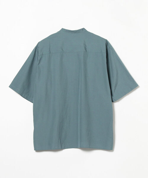 BEAMS（ビームス）の「BEAMS / バンドカラー イージーシャツ（シャツ/ブラウス・メンズ・ブルー系その他4/ベージュ・MEDIUM/LARGE/X-LARGE/SMALL）」の14枚目の写真