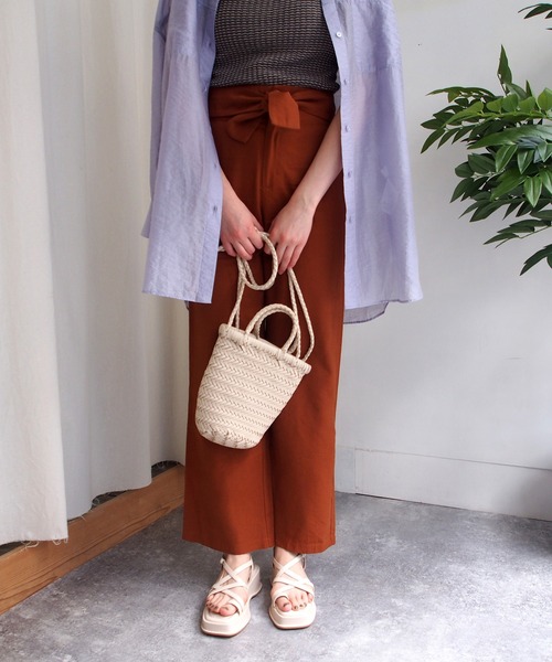 byあしながおじさん（バイアシナガオジサン）の「厚底ワントーンコードサンダル　-8740127（サンダル・レディース・ライトブルー/ブラック/ブラウン/アイボリー・LL/S/M/L）」の6枚目の写真