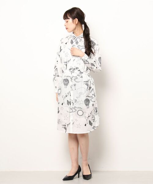 刺繍カフスシャツワンピース　シャツワンピース 43260242286_C_1.jpg