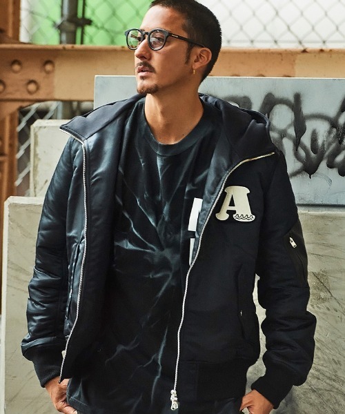 ACANTHUS（アカンサス）の「mj8566- muta Nylon Hooded MA-1