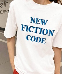FICTIONロゴ半袖Tシャツ