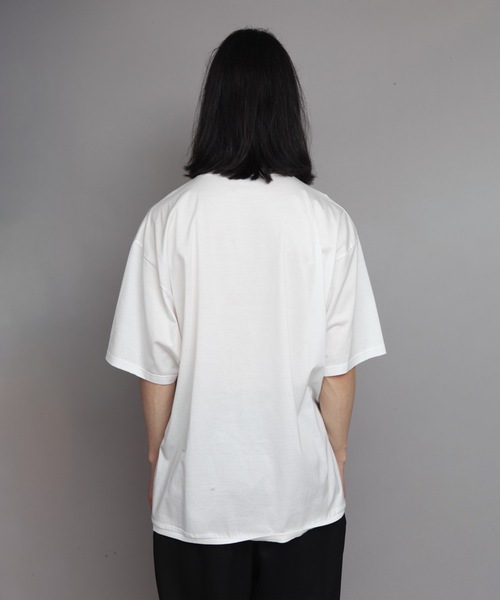 ato(アトウ)の「SLIT PULL-OVER T(Tシャツ/カットソー・メンズ・ホワイト/ライトブルー/ブラック・46/48)」の10枚目の写真