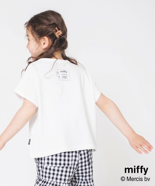 Miffy( ミッフィー)の「【Miffy/ミッフィー】フェイス半袖Tシャツ(Tシャツ/カットソー・キッズ・ブラウン/オフホワイト・90/100/110/120/130)」の19枚目の写真