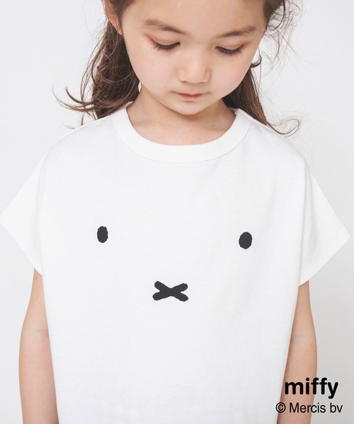 Miffy( ミッフィー)の「【Miffy/ミッフィー】フェイス半袖Tシャツ(Tシャツ/カットソー・キッズ・ブラウン/オフホワイト・90/100/110/120/130)」の20枚目の写真