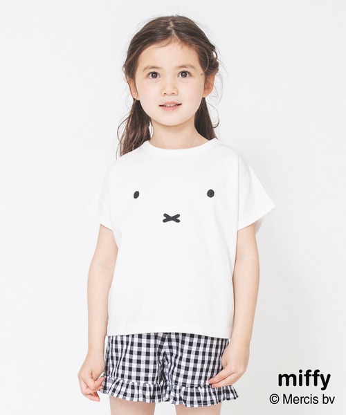Miffy( ミッフィー)の「【Miffy/ミッフィー】フェイス半袖Tシャツ(Tシャツ/カットソー・キッズ・ブラウン/オフホワイト・90/100/110/120/130)」の17枚目の写真