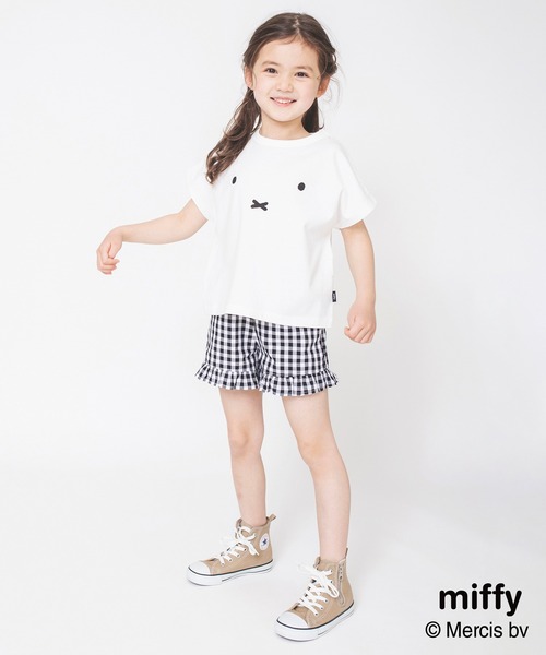 Miffy( ミッフィー)の「【Miffy/ミッフィー】フェイス半袖Tシャツ(Tシャツ/カットソー・キッズ・ブラウン/オフホワイト・90/100/110/120/130)」の12枚目の写真