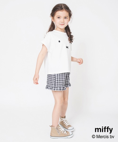 Miffy( ミッフィー)の「【Miffy/ミッフィー】フェイス半袖Tシャツ(Tシャツ/カットソー・キッズ・ブラウン/オフホワイト・90/100/110/120/130)」の14枚目の写真