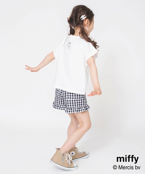Miffy( ミッフィー)の「【Miffy/ミッフィー】フェイス半袖Tシャツ(Tシャツ/カットソー・キッズ・ブラウン/オフホワイト・90/100/110/120/130)」の15枚目の写真