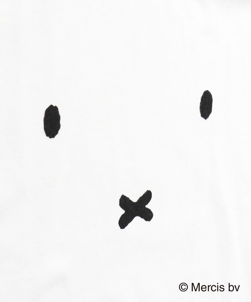 Miffy( ミッフィー)の「【Miffy/ミッフィー】フェイス半袖Tシャツ(Tシャツ/カットソー・キッズ・ブラウン/オフホワイト・90/100/110/120/130)」の5枚目の写真