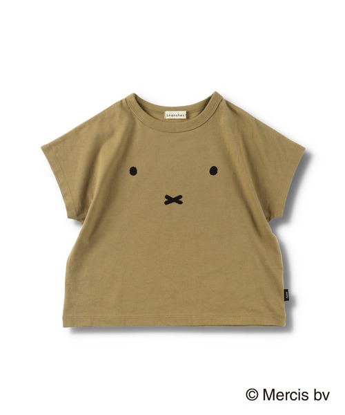 Miffy( ミッフィー)の「【Miffy/ミッフィー】フェイス半袖Tシャツ(Tシャツ/カットソー・キッズ・ブラウン/オフホワイト・90/100/110/120/130)」の8枚目の写真