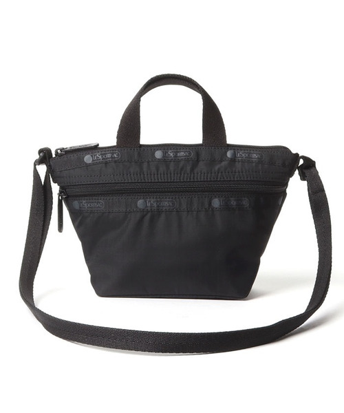レスポートサック　ミニバッグショルダーバッグ　リサイクルドブラック　黒　未使用 MINI BUCKET SHOULDER BAG/リサイクルドブラックJP / LeSportsac