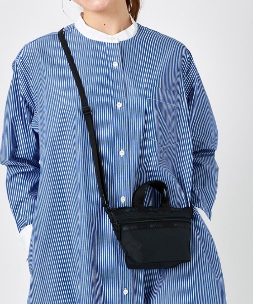 LeSportsac(レスポートサック)の「MINI CROSSBODY リサイクルドブラックJP(ショルダーバッグ・レディース・ブラック・FREE)」の8枚目の写真