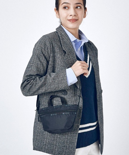 LeSportsac(レスポートサック)の「MINI CROSSBODY リサイクルドブラックJP(ショルダーバッグ・レディース・ブラック・FREE)」の21枚目の写真