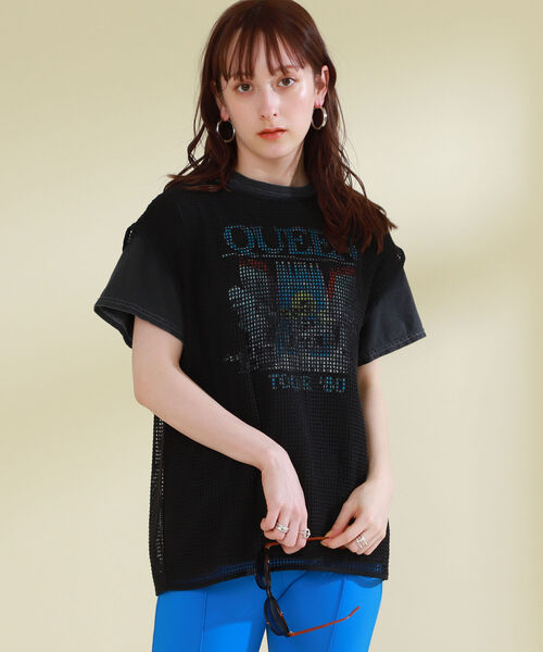 Ray BEAMS(レイビームス)の「Ray BEAMS / バック リボン メッシュ ベスト(ベスト・レディース・ホワイト/ブラック・ONE SIZE)」の12枚目の写真