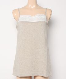 Samansa Mos2 | 胸元レースキャミソール(キャミソール)