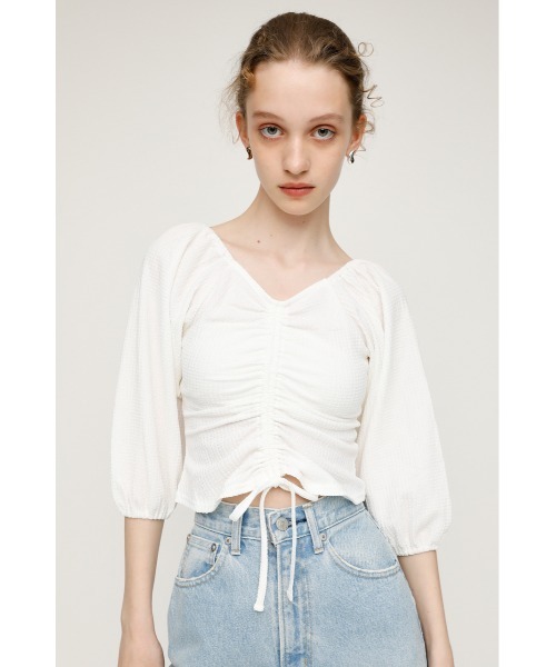 SLY | RANDOM SHIRRING トップス (シャツ・ブラウス ) |SHEL